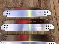 3x Bbq Heat Plates Shield Universal Replacement Grill Adjustable New