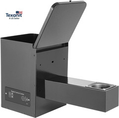 Pellet Grill Hopper Assembly, Pellet Smoker Hopper Assembly Kit with Digital Tem