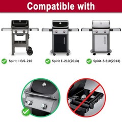 X Home 7637 Cast Iron Cooking Grates for Weber Spirit I & II 200 Series US STOCK