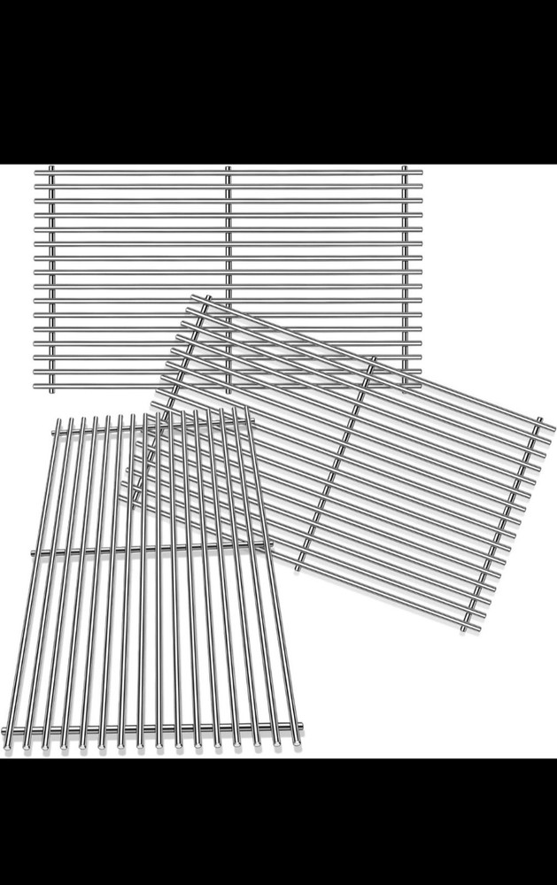 3-Pack Stainless Steel Replacement Grill Grates for Weber Genesis II E-435 S-435