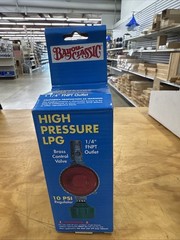 LPG Propane Regulator- Control Valve -High Pressure- 10 PSI -Bayou Classic 7000