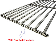 Solid Stainless Grill Cooking Grates Replacement Parts for 16517 Bull BBQ Angus