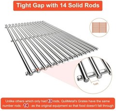 SUS304 9MM Grill Grates for Weber Genesis II E-410/E-415/E-435, Grill Parts….