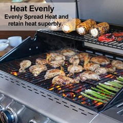 Grill Grates for Nexgrill Home Depot 720-0830H 720-0783E 720-0670C, 17 Inch C…