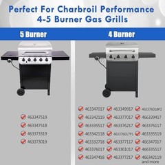 Gas Grill Grate Replacement 3 Piece Set Cast Iron 18 Inch 4 5 Burner Performance