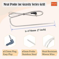 Meat Probe Replacement for Masterbuilt Gravity Series BBQ Grill and Smoker