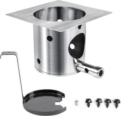 Grill Burner Fire Burn Pot Firepot Replacement Parts for Pit Boss Traeger