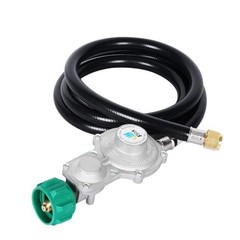 Two Stage Propane Regulator Hose 15FT QCC1 Type1 Gas Grill RV Generator BBQ