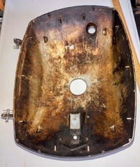 USED OEM Weber Grill BBQ Part Q120 Q 120 150-081-03 Bottom Shell 41669