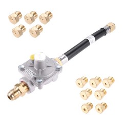 Natural Gas/Propane Grill Conversion Kits with Orifice Nozzle for Weber Grills