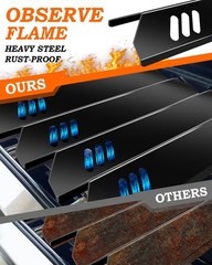 15 inch Grill Heat Plates Parts for Dyna-Glo DGF493BNP DGH483CRP, Backyard BY…
