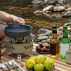 Lightweight Foldable Camping Stove 12500W Compatible with Cookware 9cm-50cm