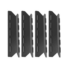 4 Enamel Heat Plates for Kenmore BBQ Grills Designed for Flame Protection