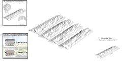 Stainless Steel Grill Heat Plate Shield for Bull Angus Brahma Models 4 Pack