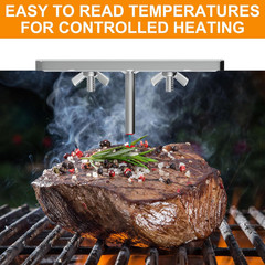 3.6″ Grill Temperature Gauge for Nexgrill 720-0882A 720-0898 720-0864R 720-08…