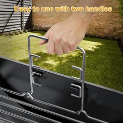 Fits Chargriller & Charbroil Models: 27″ Stainless Steel Ash Pan Replacement