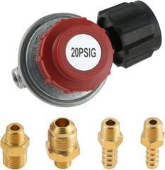 0-20 PSI Adjustable High Pressure Propane Regulator Valve Kit, /Type1 Regulat…