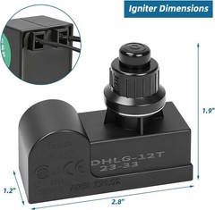 Grill Igniter Kit Replacement Parts – for Charbroil, Expert Grill, Dyna Glo, Ken