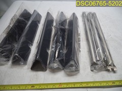 Qty = 3 Grill Burner Tubes 18″ length, and Qty = 5 Burner Heat Shields 15 1/4″