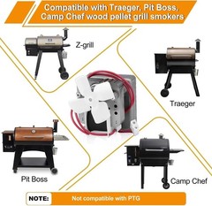 Upgraded Auger Motor for Pellet Grills Traeger Pit Boss Camp Chef 120V Durable