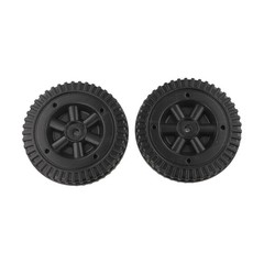 6 Inch BBQ Grill Wheels 2 Pack Replacement Wheels for Outdoor Grill Mobility