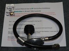NG to Propane LP Orifice Conversion Kit Weber Genesis Silver B SIDE CONTROLS NEW