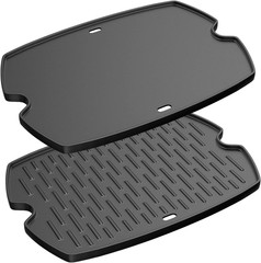 7582 Cooking Griddle for Weber Q100 Q1200 Q1400 Q120 Q1000 Gas Grills, 50060001