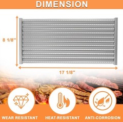Infrared Emitter Grill Grates 17″ Stamped Stainless Steel 3-Pack – Replacement