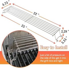 Grill Warming Rack for Weber Spirit Grill 7641 Warming Rack Spirit 300 Series, G