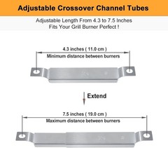 Grill Crossover Tube; Charbroil Carryover Tube; Char Broil Grill Parts,for ch…