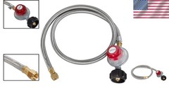 High-Pressure 5ft Propane Hose with QCC-1 Connector for Grilling and Heating