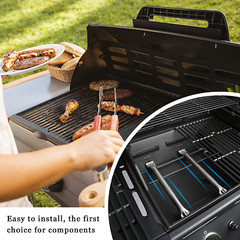 4 Grill Burners 16-15/16 For Charbroil Costco Kirkland Jenn Air Kenmore Nexgrill