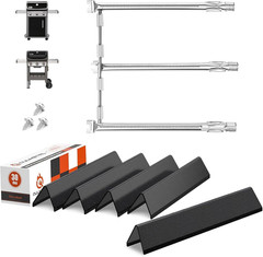 Weber Spirit E310 Grill Replacement Parts Burner Tubes Flavorizer Bars 9 Pcs Kit