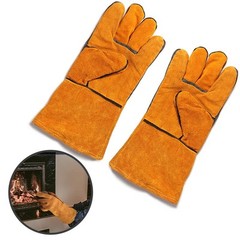 Long Fireproof Gloves for Comprehensive Protection During BBQ Activities