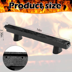 14 Inch Cast Iron Gas Log Burner Starter for Natural Gas Only