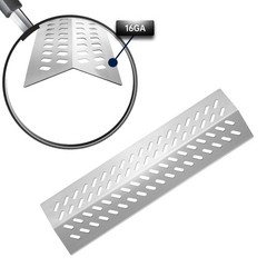 16GA Grill Heat Plates – 17 5/8″ BBQ Gas Grill Replacement Parts for Various Mod