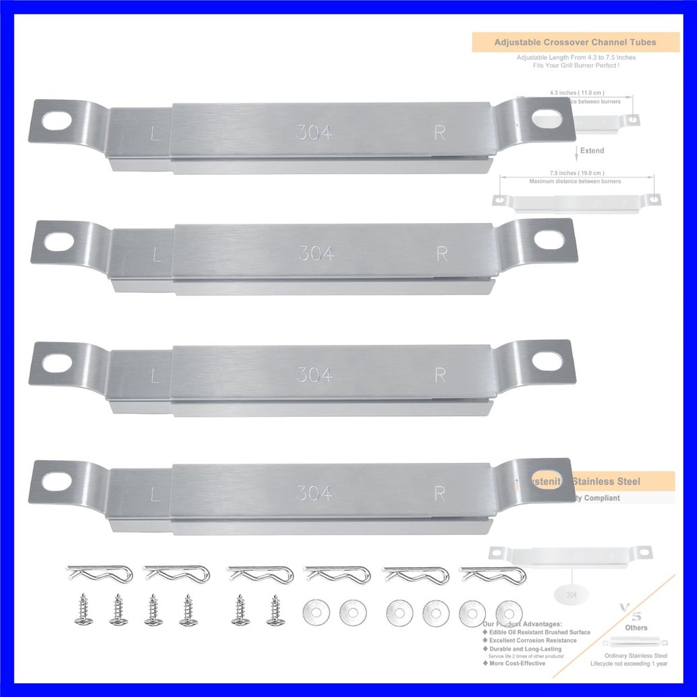 Grill Crossover Tube; Charbroil Carryover Tube; Char Broil Grill Parts,for ch…