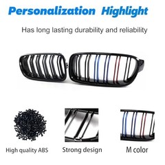 F30 Front Kidney Grille Replacement F30 (2012-2018) Double Slats / M Color