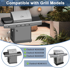 Grill Replacement Parts for Charbroil 463420508 463420509 463420507, Grill Burne