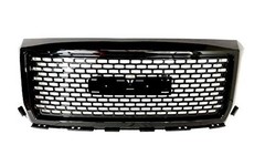 Grille Compatible with GMC Sierra 1500 2014-2015 Denali Style Front Glossy