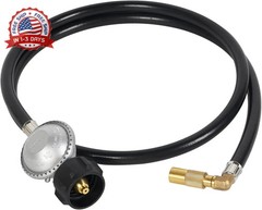 5ft Propane Regulator Hose 90 Degree Elbow Fits Blackstone 17 22 Inch Griddle He