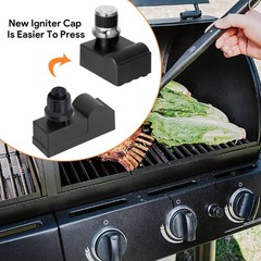 Grill Igniter Kit for Oklahoma Joe’s Longhorn Combo 3 Burner Charcoal/Gas Smo…