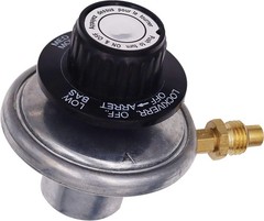 LPG 1 lb Adjustable Propane Gas Regulator Knob Pressure Relief Valve M12x1 No…