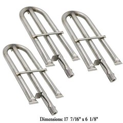 Replacement Parts for Perfect Flame Gas Grill SS Burner & Heat Plate Kit