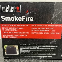 BRAND NEW!! Weber SmokeFire Stainless Steel Folding Front Shelf – EX6 S1 – 7003