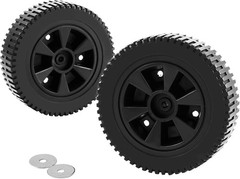 Charbroil Compatible 7-Inch Wheels – Durable Plastic for Smooth Mobility