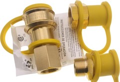 3/4″ Dual Fuel Generator Natural Propane Hose Quick Connect Disconnect Fittings