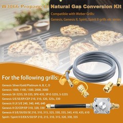 Propane to Natural Gas Conversion Kit for Grill Compatible with weber genesis, g