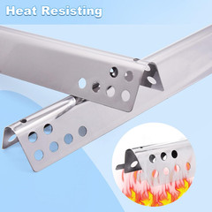 Grill Replacement Parts Stainless Pipe Burner Heat Plate Tent Shield For