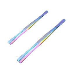 Stainless Steel BBQ Tweezers 25cm 30cm 2PCS Set for Grilling Serving and Prep